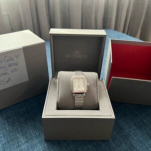 Michele Diamond Deco Mid Women’s Watch (needs new battery)